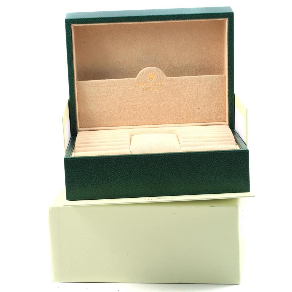 Rolex President Midsize Yellow Gold Diamond Dial Bezel Lugs Watch 78158 For Sale 6