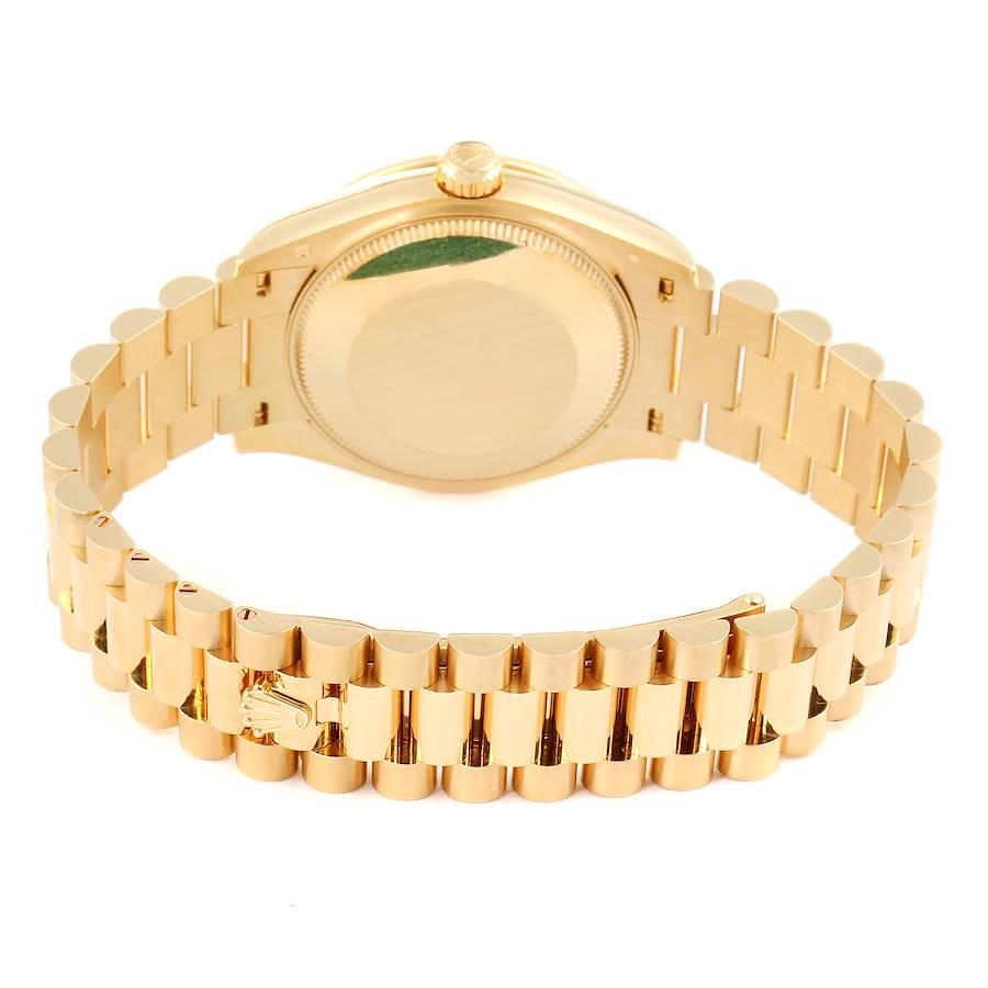 Rolex President Midsize Yellow Gold Diamond Ladies Watch 278288 Unworn For Sale 3
