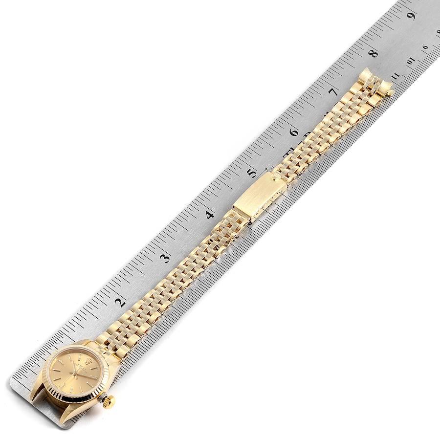Rolex President No-Date 14 Karat Yellow Gold Ladies Watch 67198 6