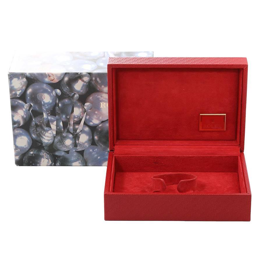 Rolex President Platinum Silver Anniversary Diamond Dial Ladies Watch 69136 5