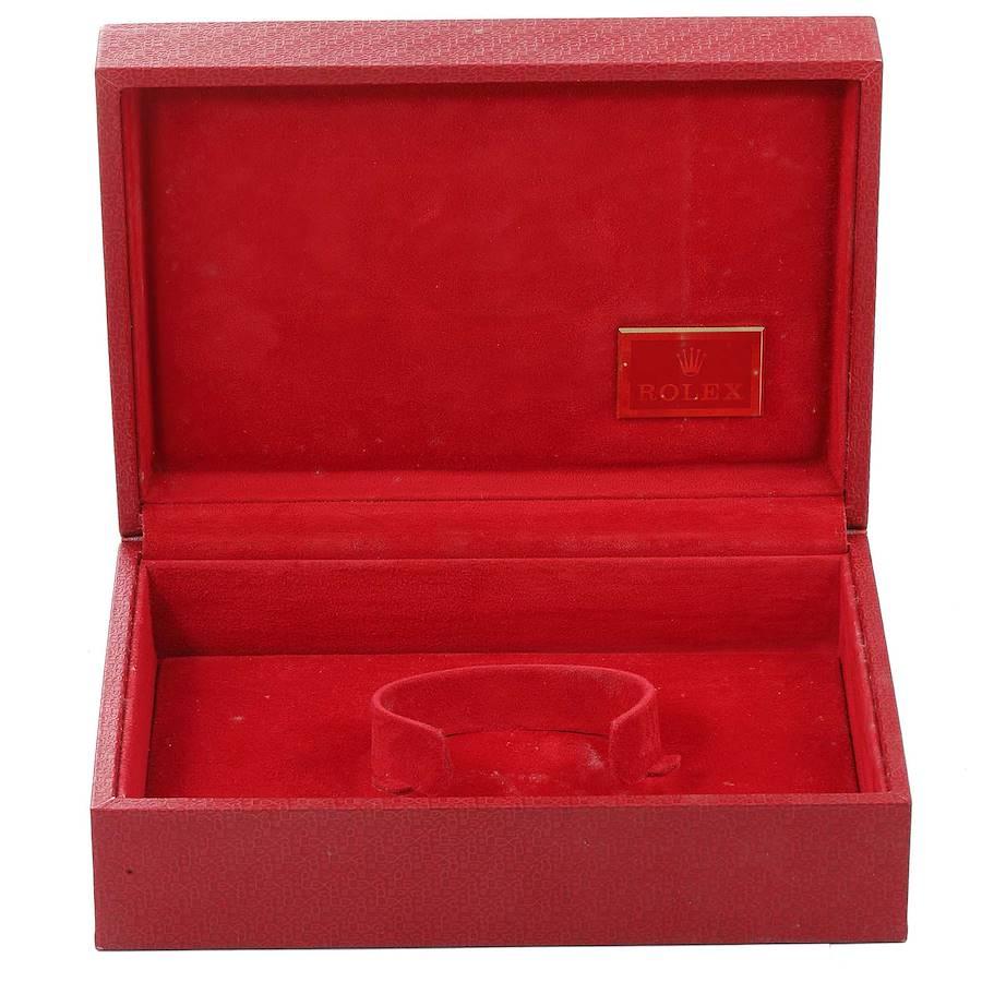 Rolex President Platinum Silver Diamond Dial Ladies Watch 69136 7