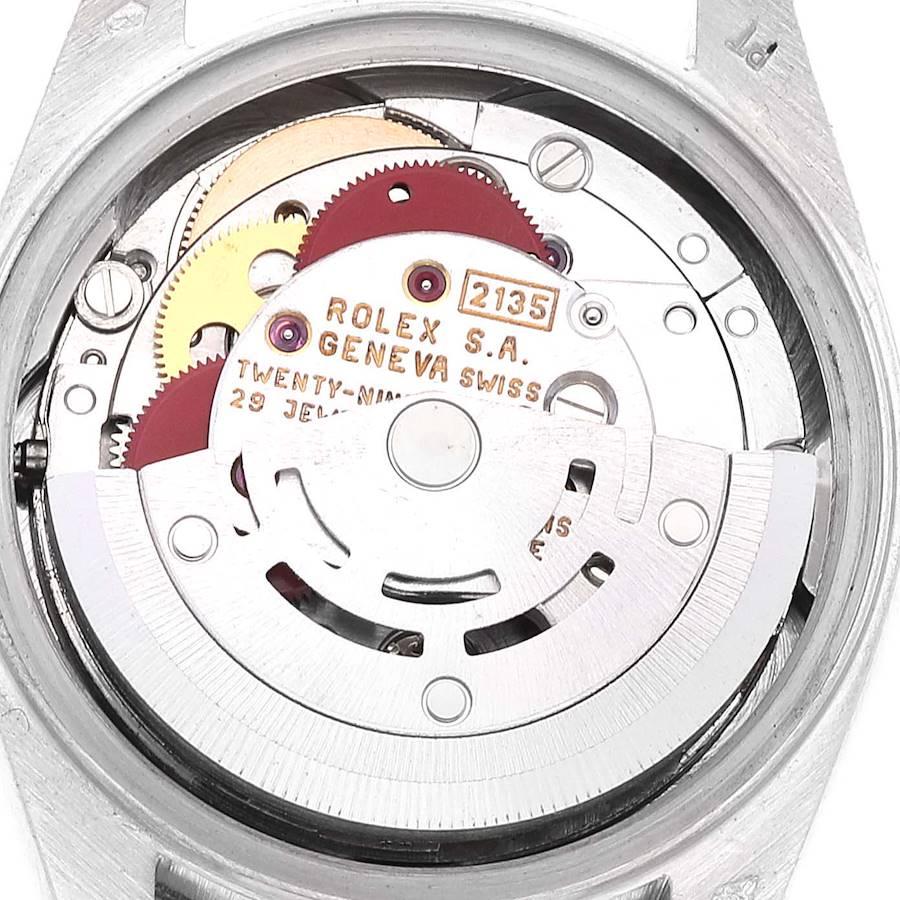 Rolex President Platinum Silver Diamond Dial Ladies Watch 69136 For Sale 4
