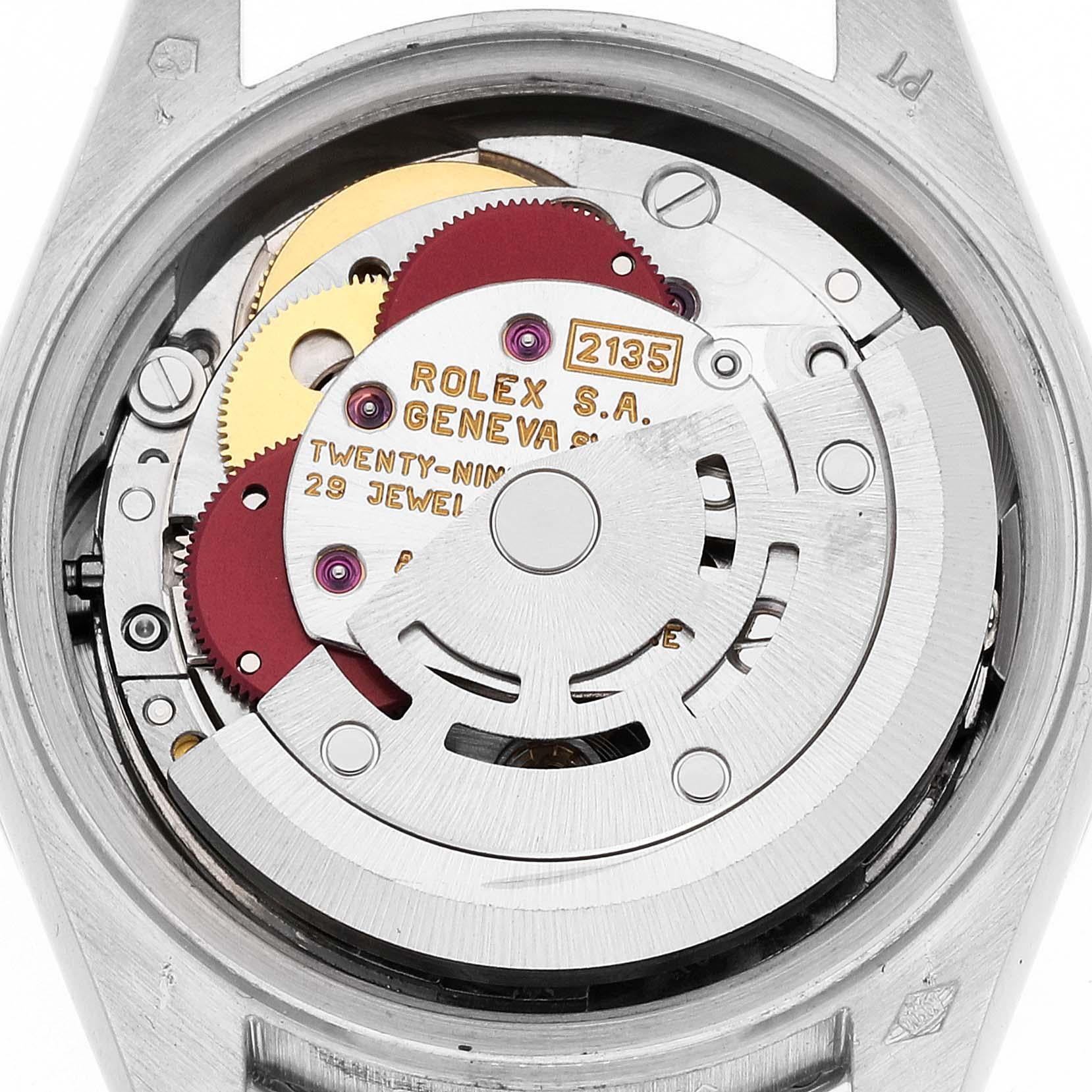 Rolex President Silver Dial Platinum Diamond Ladies Watch 69136 For Sale 4