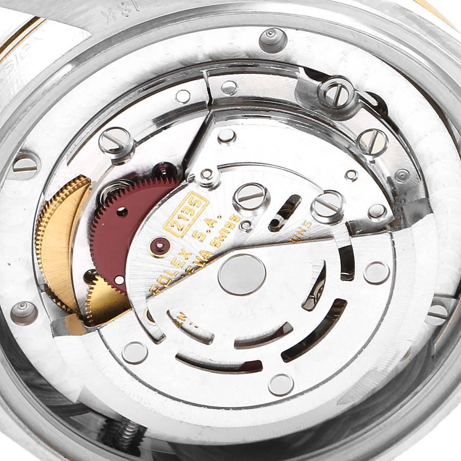 Rolex President Tridor Midsize White Yellow Rose Diamond Watch 68149 For Sale 4