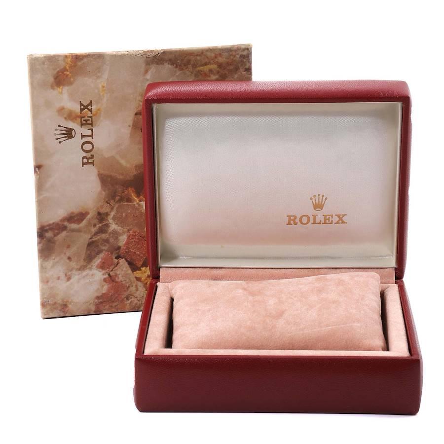 Rolex President Tridor White Yellow Rose Gold Diamond Ladies Watch 69159 6