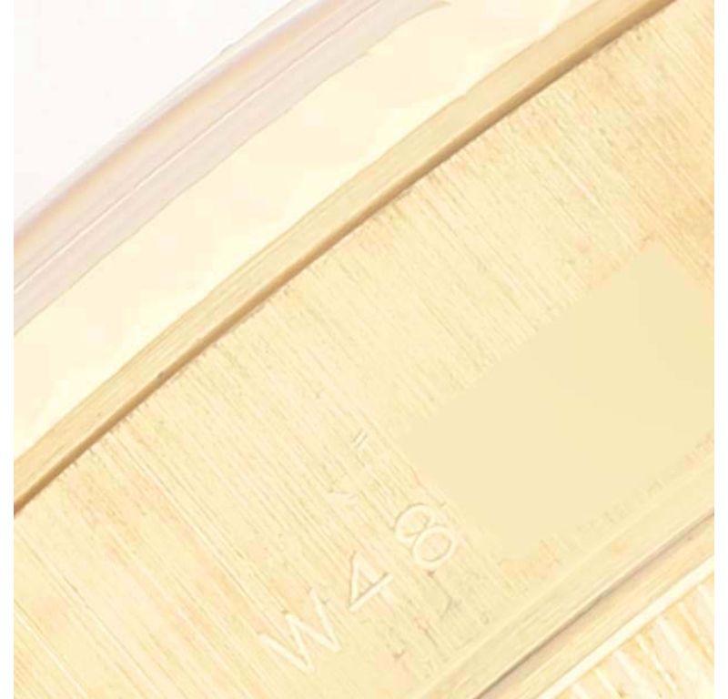 De las mujeres Rolex President Oro Amarillo Esfera Champán Reloj Señora 69178 Caja Papeles