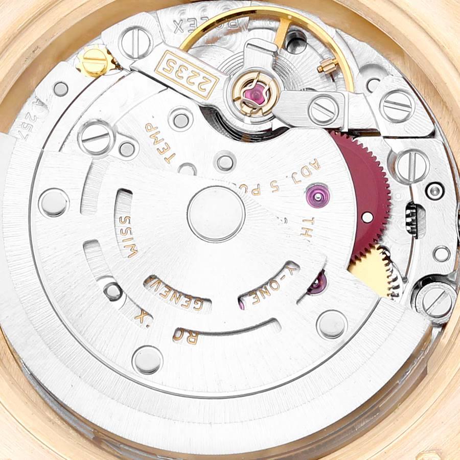 Rolex President Yellow Gold Diamond Dial Bezel Ladies Watch 179138 1