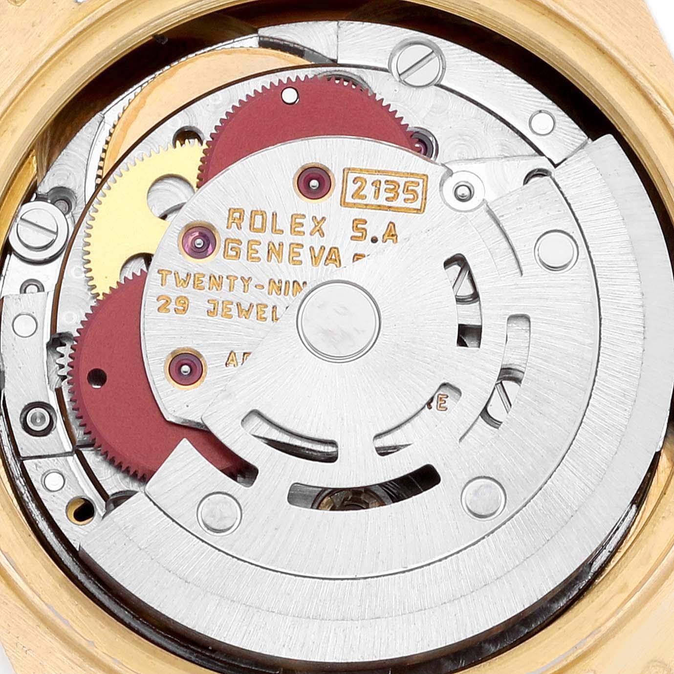 Rolex President Yellow Gold Diamond Dial Ladies Watch 69178 2