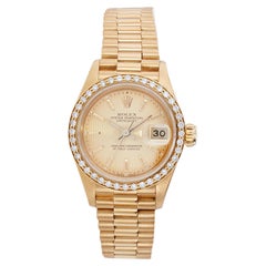 Rolex President Yellow Gold Ladies Estate Watch - 69178