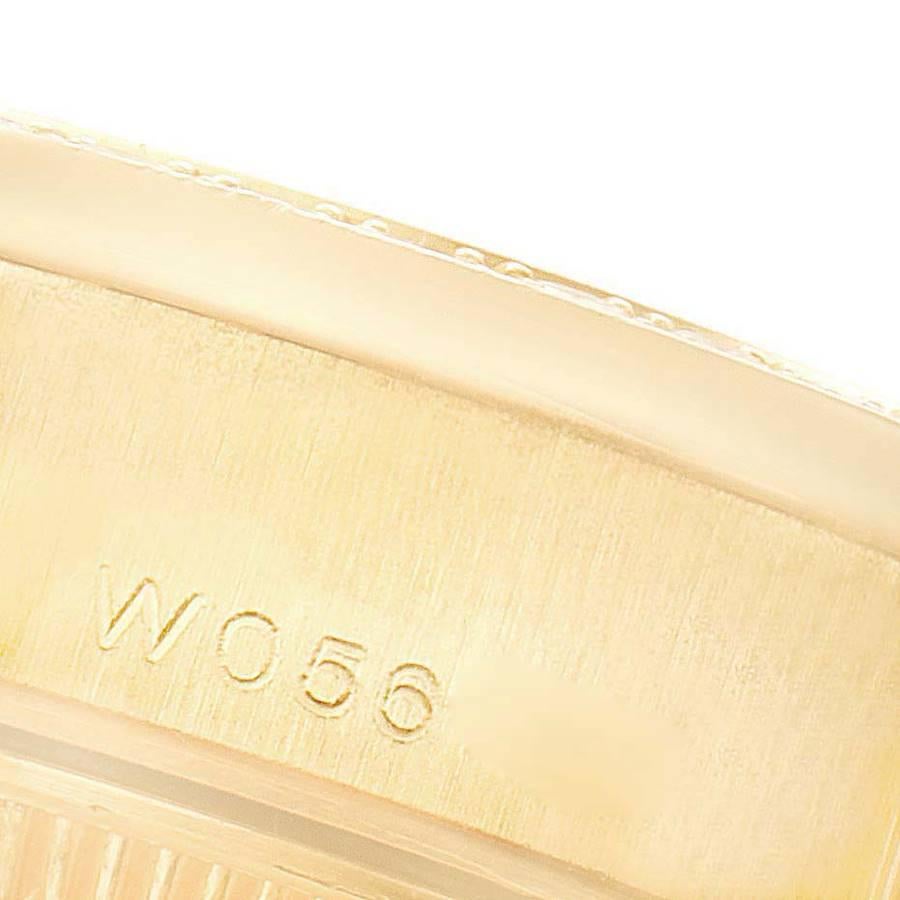 Rolex President Yellow Gold MOP Diamond Ladies Watch 69158 For Sale 3