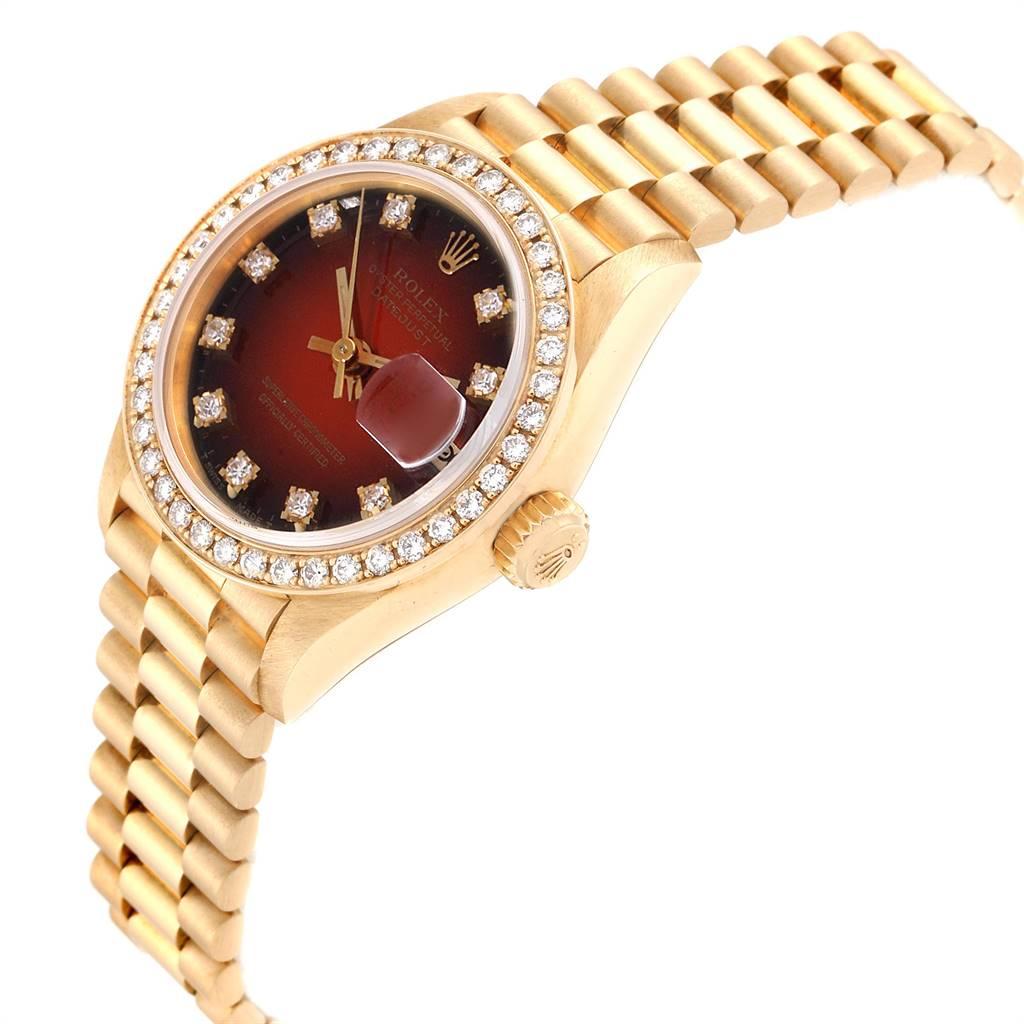 red face rolex presidential