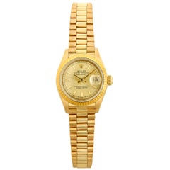 Rolex Presidential Datejust 18 Karat Gold Wristwatch