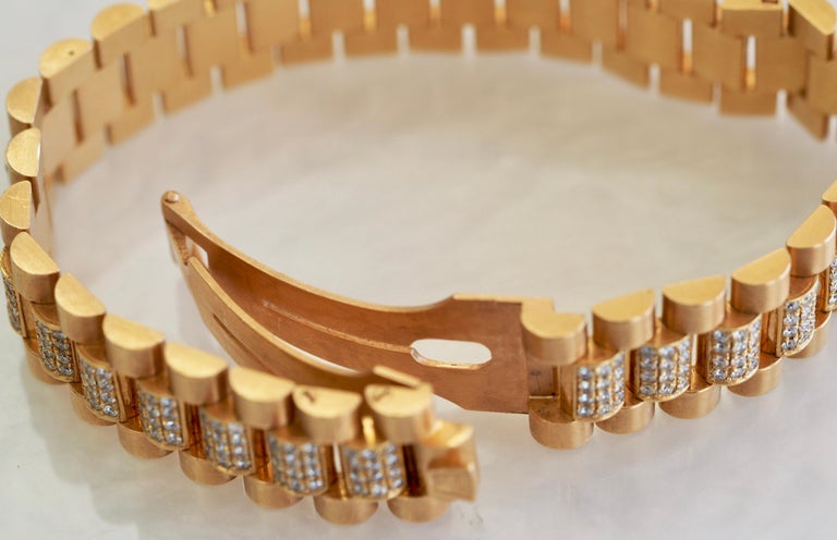 Rolex Presidential Jubilee Style Diamond Bracelet in Solid 18k - Main Image