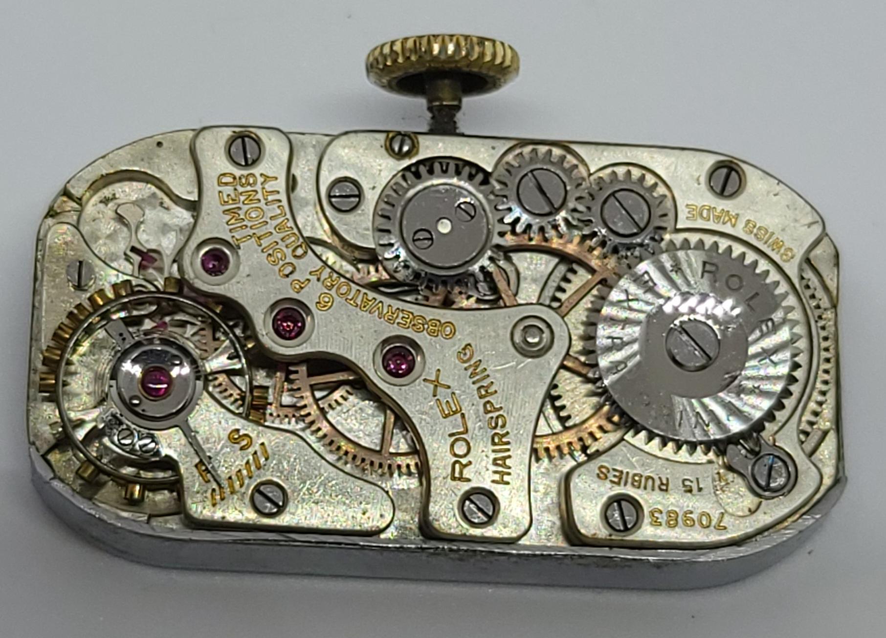  Rolex Prince Brancard Montre-bracelet or 9 cts Unisexe 