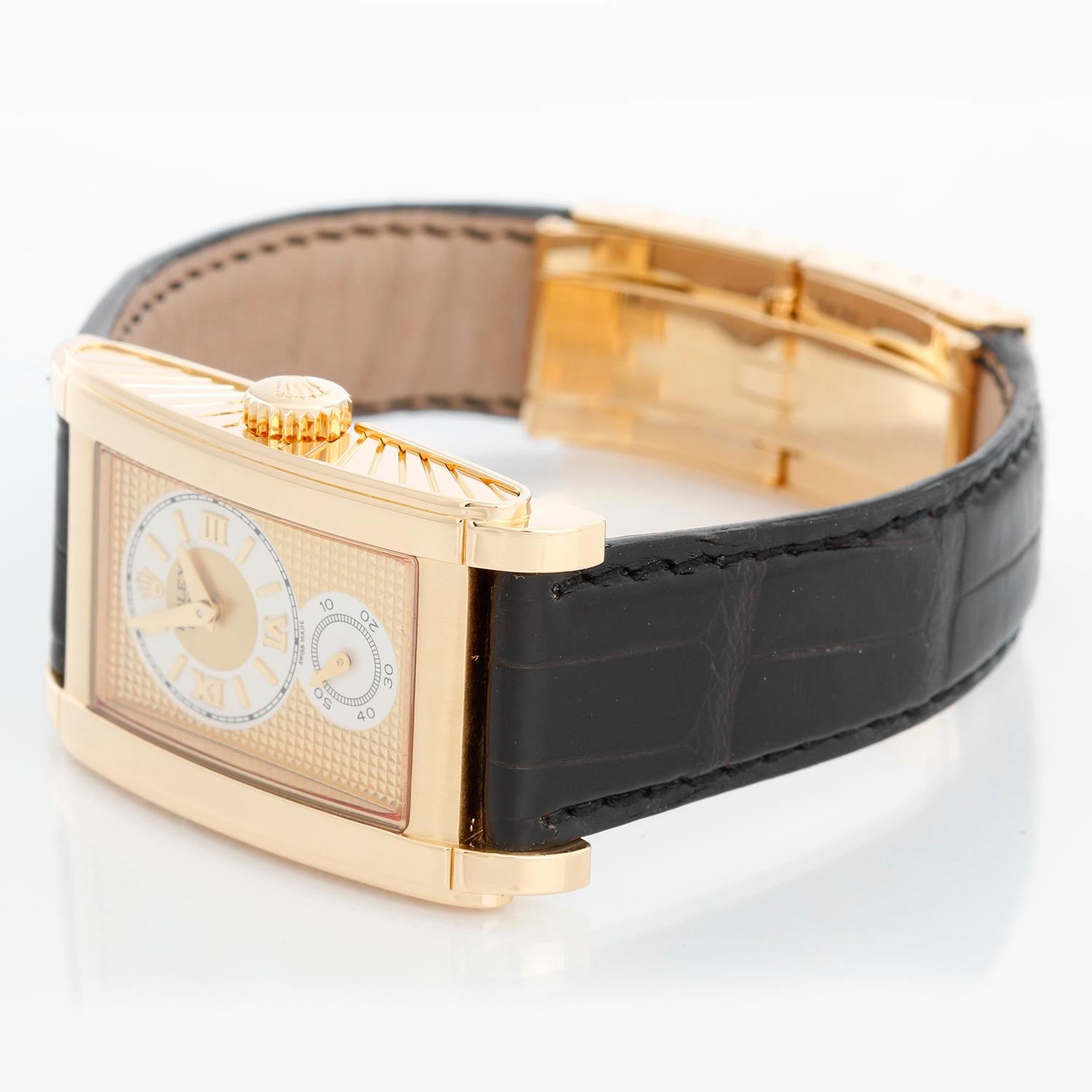 Rolex Prince Cellini Men's 18k Yellow Gold Watch 5440/8 4