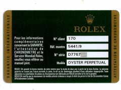 Rolex Cellini Prince Ref. 5441/9 White Gold, 2011