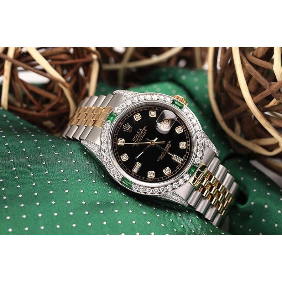 rolex with green numbers