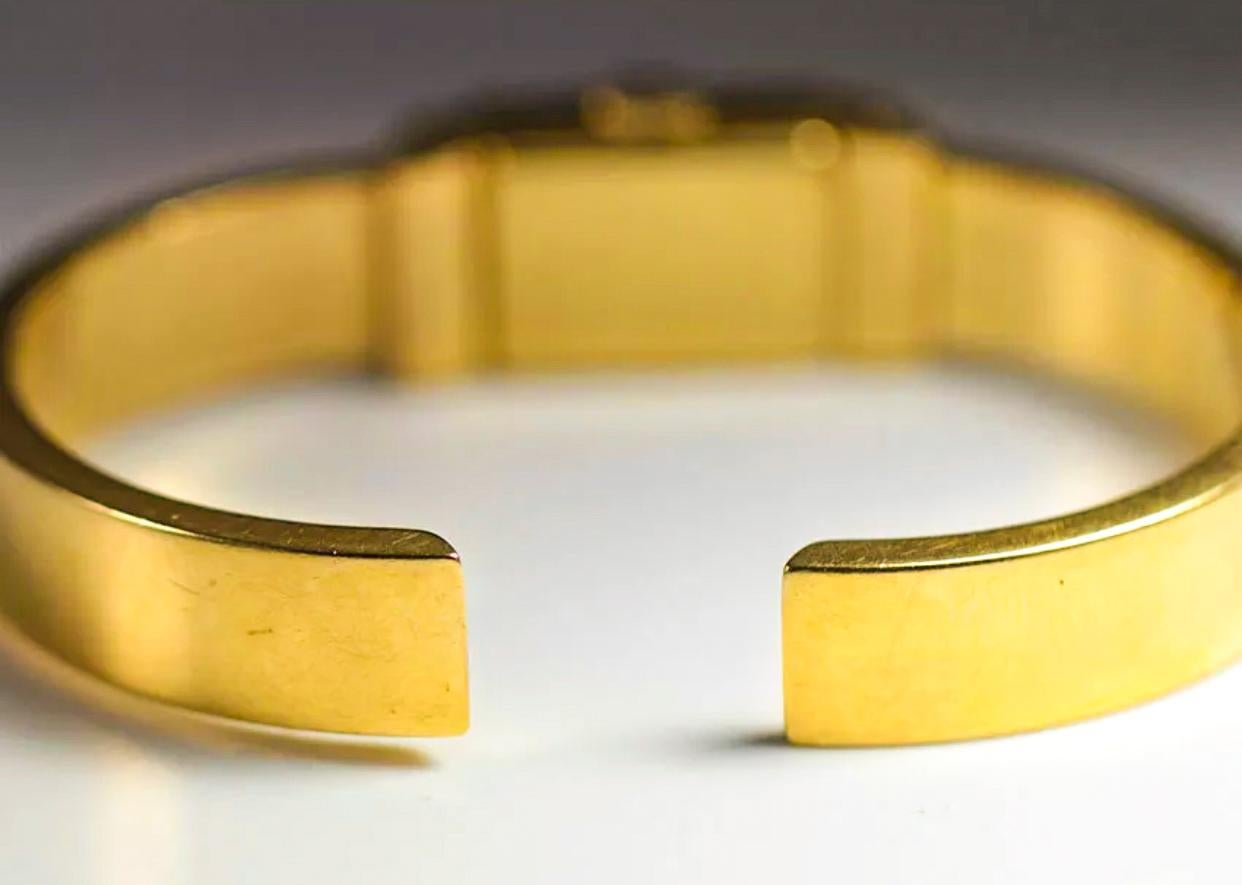 Rolex 1970s Precision 18 Karat Yellow Gold Diamond Bracelet Watch 1