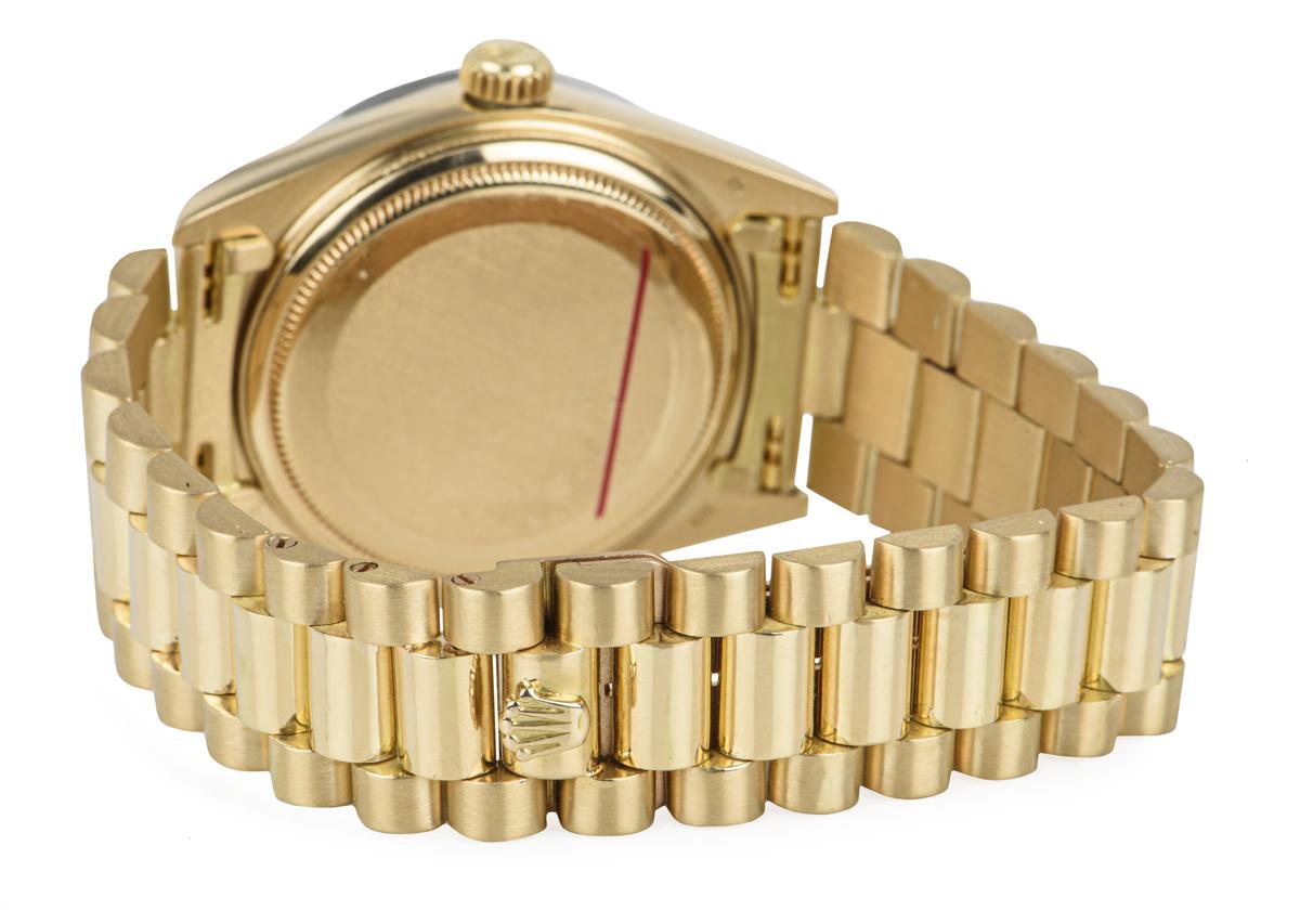 Rolex Rare Day-Date Diamond Set 18048 In Excellent Condition In Mayfair, London, London