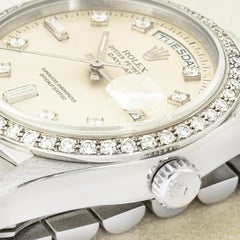 Rolex Rare Day-Date Platinum Diamond Set 18046