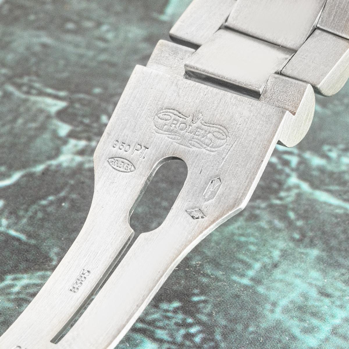 Rolex Seltene Day-Date Platin Diamant Set 18046 Herren im Angebot