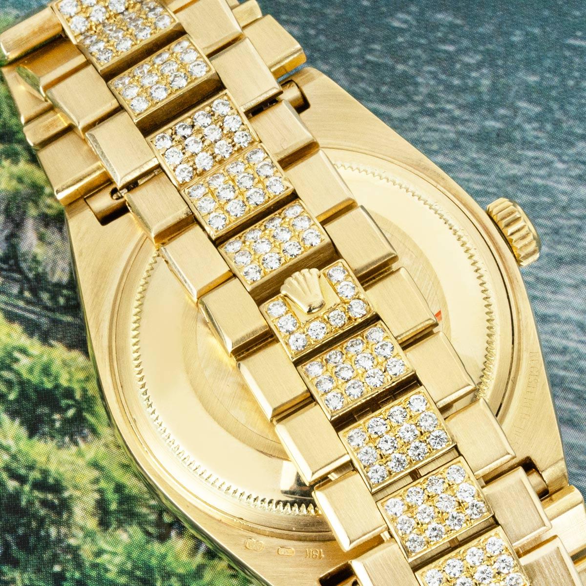 Rolex Rare Oysterquartz Day-Date serti de diamants 19148 1