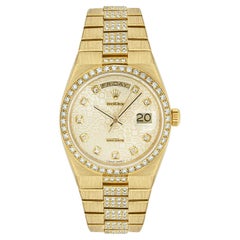 Rolex Seltenes Oysterquartz Day-Date-Diamant-Set 19148