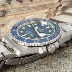Rolex Rare Submariner Smurf Diamond Dial 116619LB