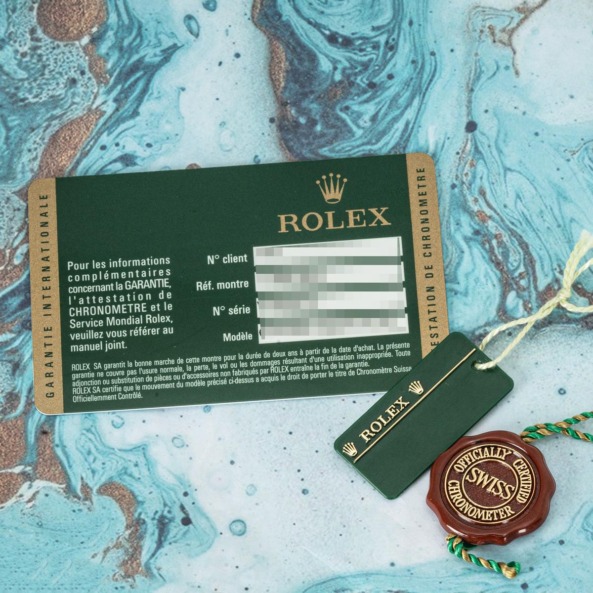 Rolex Montre Submariner Smurf rare avec cadran en diamants 116619LB en vente 2