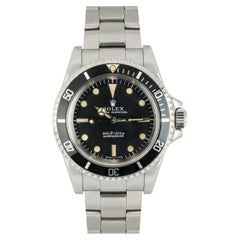 Rolex Raro Vintage Comex Submariner Esfera Negra Mate 5514