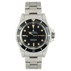 Rolex Rare Used Comex Submariner Matte Black Dial 5514