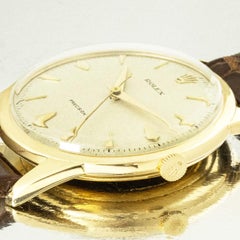 Rolex Rare Vintage Precision Yellow Gold 36mm 8896