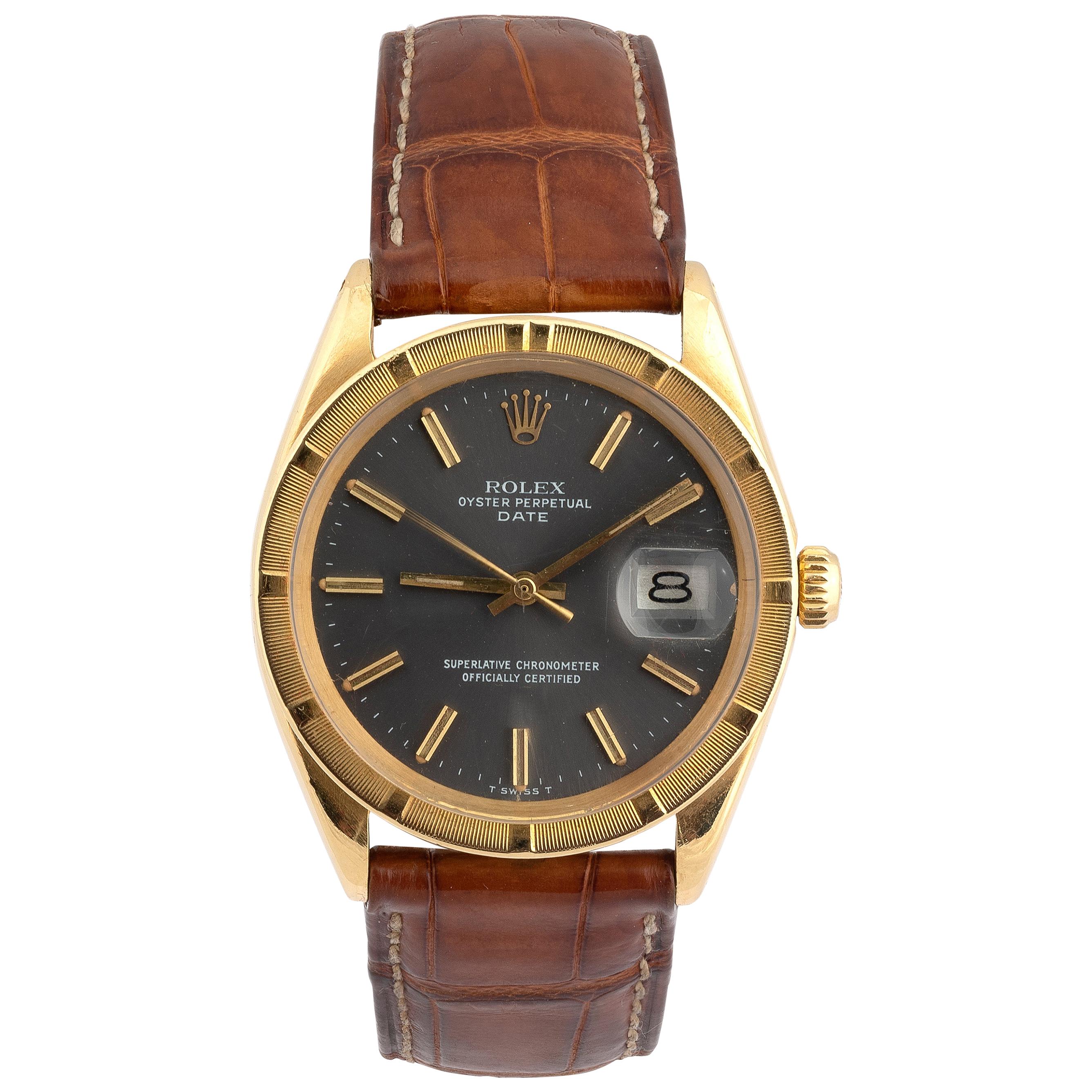 Rolex Ref. 1501 Date Yellow Gold Oyster Perpetual Wristwatch at 1stDibs |  rolex oyster perpetual 1501, rolex 1501 oyster perpetual date, rolex oyster  1501