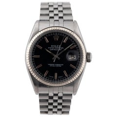 Rolex Ref. 1603 Datejust Steel and White Gold Wristwatch