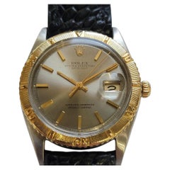 Rolex Ref 1625 Datejust Turn-O-Graph 18k Gold SS Mens 1960s 36mm Automatic RA778
