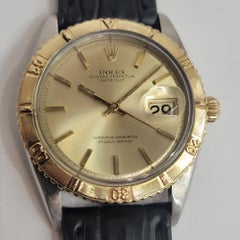 Rolex Ref 1625 Turn-O-Graph Thunderbird 14k SS Mens 1960s 36mm Automatic RA759C
