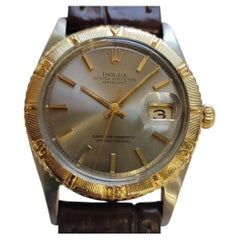 Rolex Ref 1625 Turn-O-Graph Thunderbird 18k SS Mens 1960s 36mm Automatic RA778B