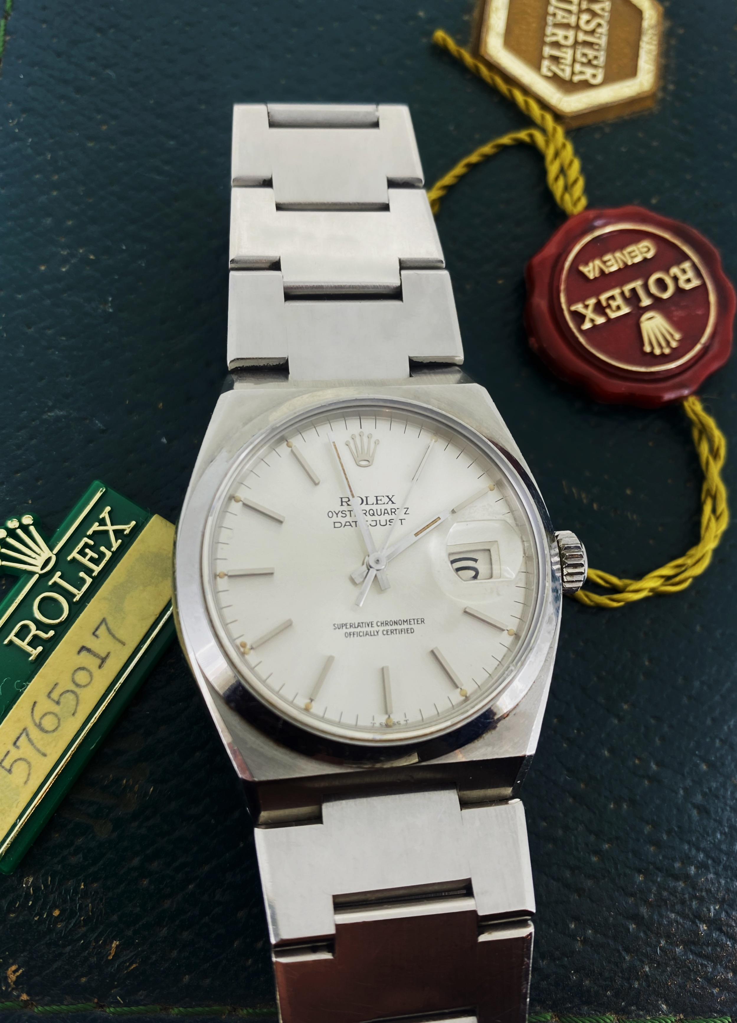 Rolex ref 17000B Oyster Quartz cal 5035 DateJust c1979 36mm Mens' Watch ...
