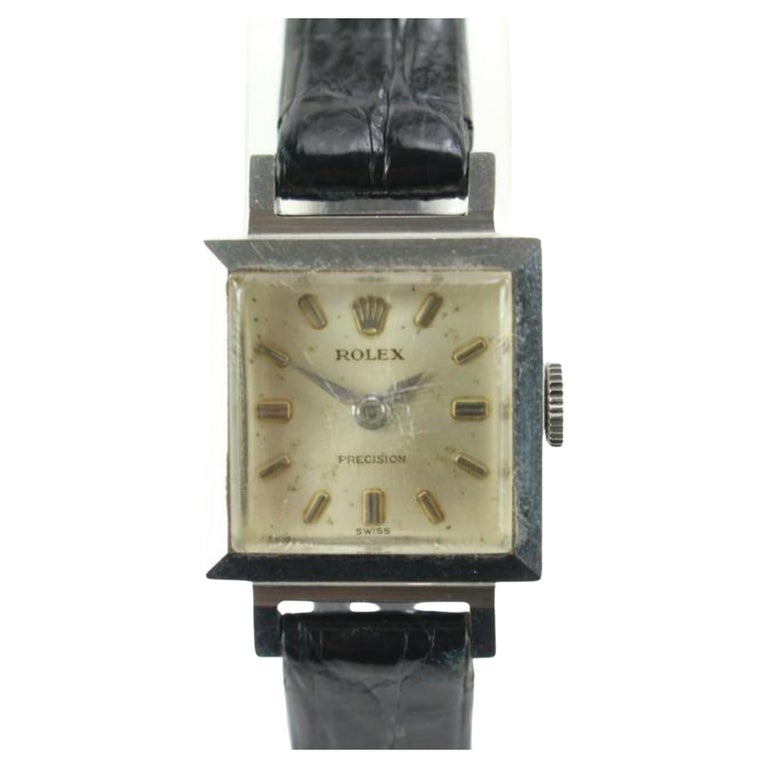 Rolex Ref 3408 18mm Square Watch 84ro711s For Sale at  display picture 2