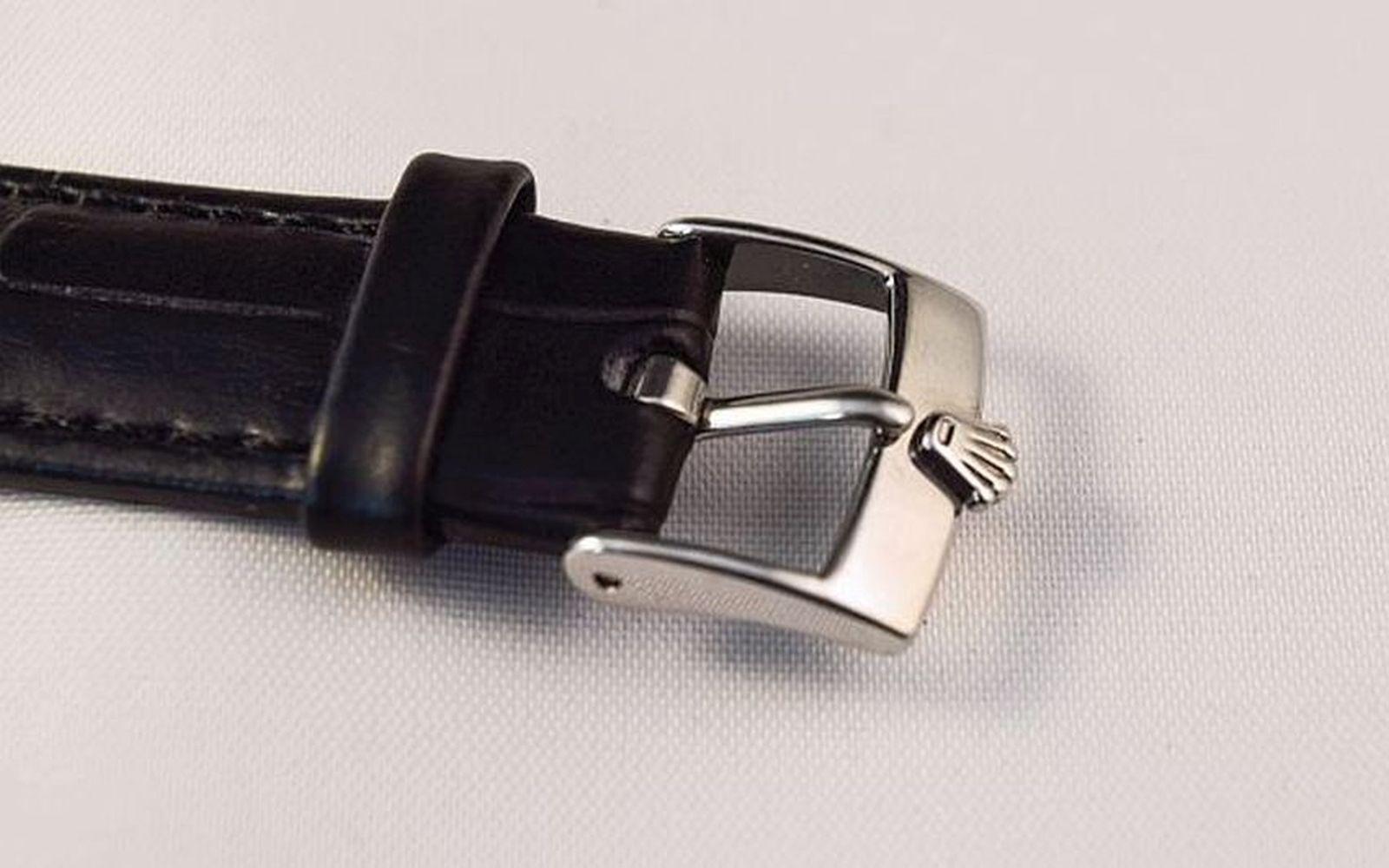Rolex Ref 4224 Très rare montre jumbo-Rolex surdimensionnée avec boîtier en acier et cornes rares en vente 10
