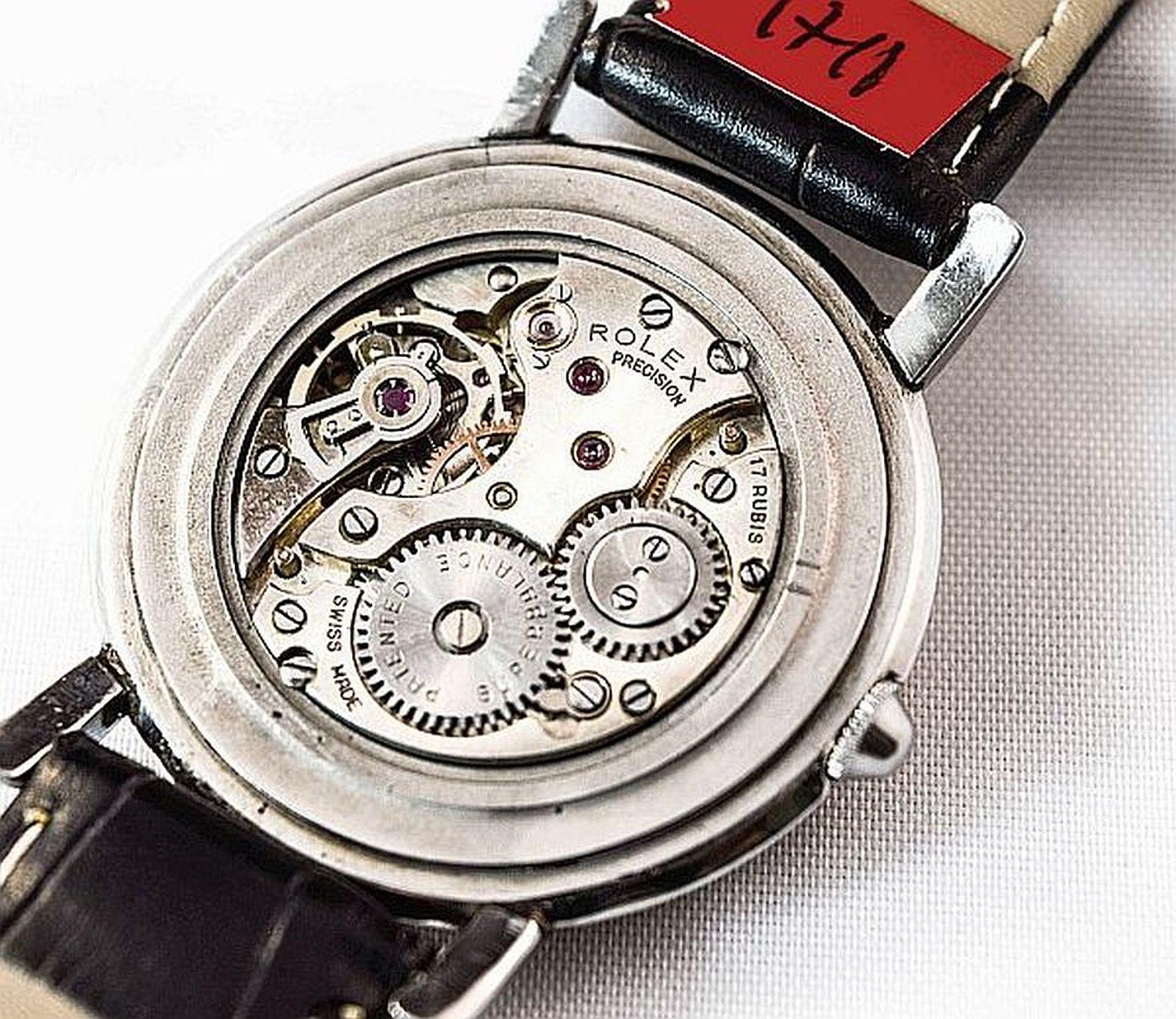 Rolex Ref 4224 Very rare steel cased oversize-Jumbo-Rolex watch rare lugs 10