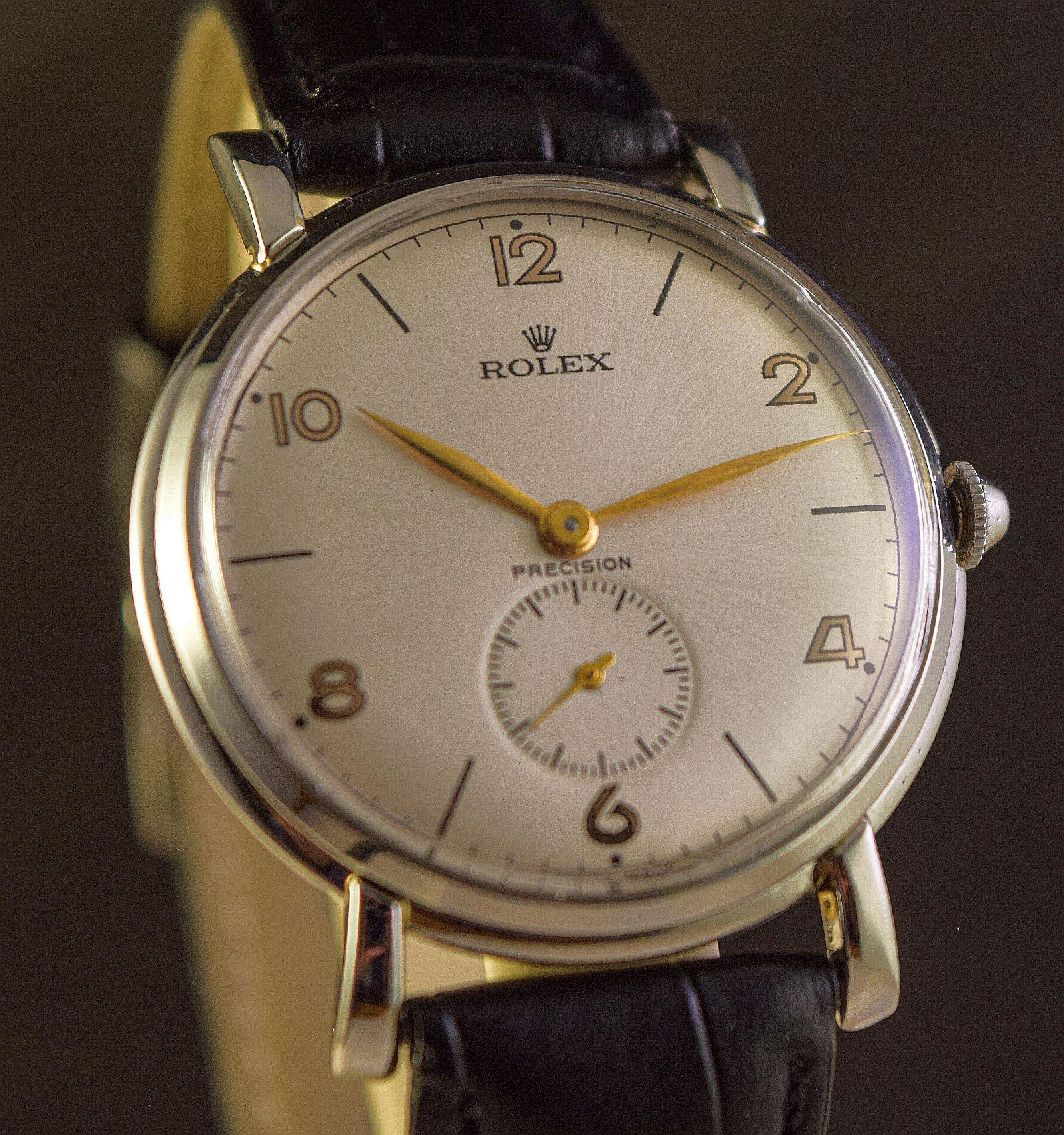 Women's or Men's Rolex Ref 4224 Very rare steel cased oversize-Jumbo-Rolex watch rare lugs