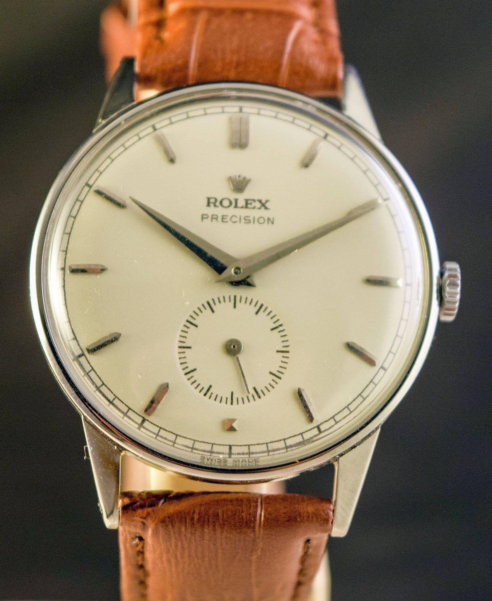 Rolex Ref 4357- Steel Precision-Oversize Jumbo in superb condition For Sale 2