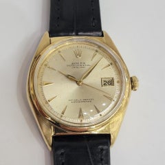 Rolex Ref 5030 Datejust 18k Gold Mens 1940s 36mm Rare Vintage Automatic RA700B