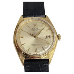 Rolex Ref 5030 Datejust 18k Gold Mens 1940s 36mm Rare Vintage Automatic RA700B