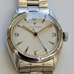 Rolex Ref 6022 Oyster Precision Mens Vintage 1950s 34mm Manual Wind RA781