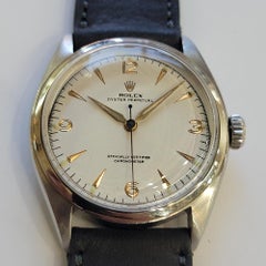 Rolex Réf. 6084 Oyster Perpetual des années 1950, pour homme, 34 mm, automatique, fond bombé, RA780
