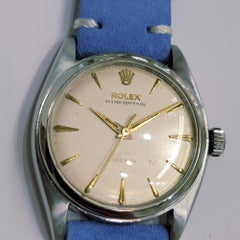 Rolex Ref 6098 Oyster Precision Mens 36mm 1950s Automatic Bubble Back RA712B