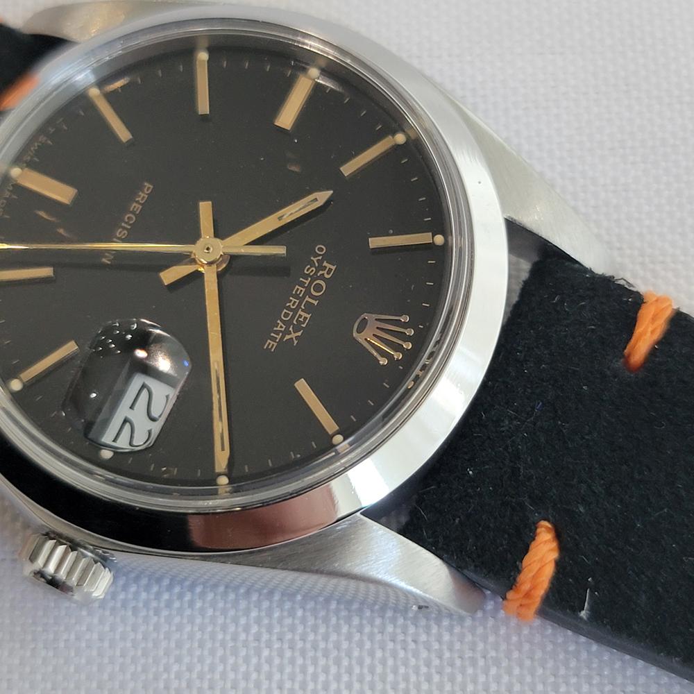 Rolex Ref 6694 Oysterdate Precision 34mm Mens 1980s Manual Hand Wind RA683B en vente 2