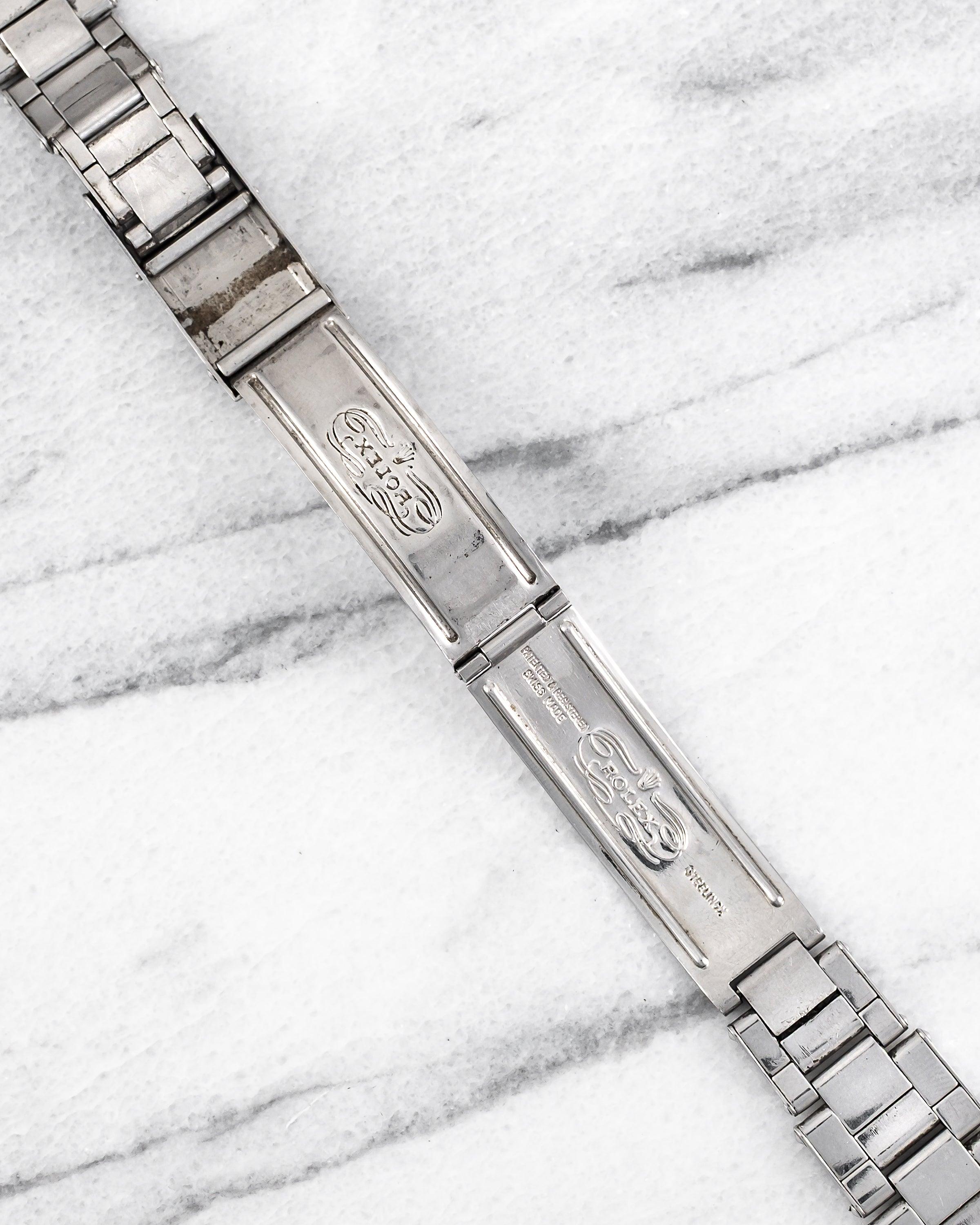 Rolex Rivet Oyster Bracelet, 19mm Lug Width Watch in  Stainless Steel, 1966 In Good Condition For Sale In New York, NY